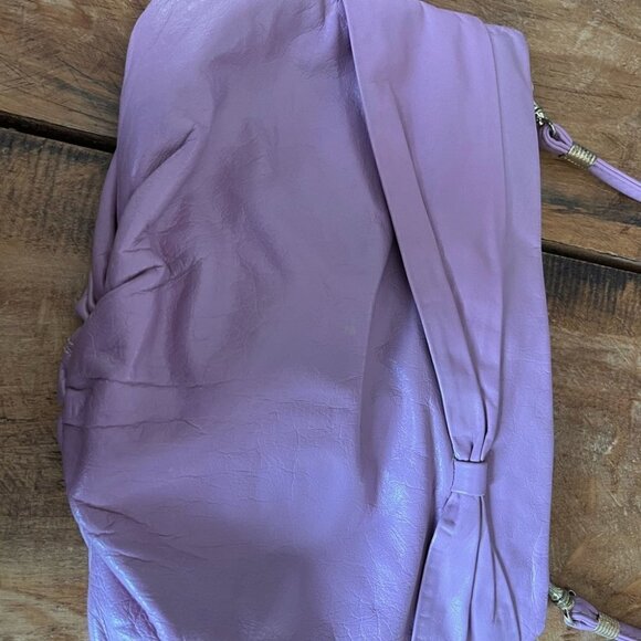 2/40$ LEATHER Vintage barbie Pink Bag cross body bag - Picture 8 of 9